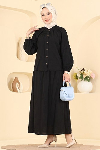 moda selvim Combined 009ZMRK1203 Black - Thumbnail