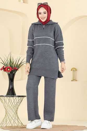 moda selvim Combined 01050BRZ597 Anthracite - Thumbnail