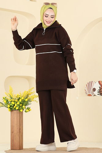 moda selvim Combined 01050BRZ597 Brown - Thumbnail