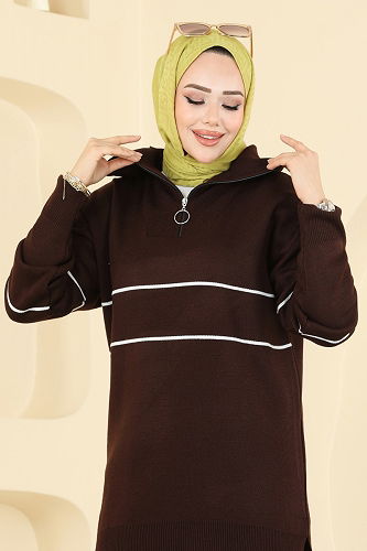 moda selvim Combined 01050BRZ597 Brown - Thumbnail