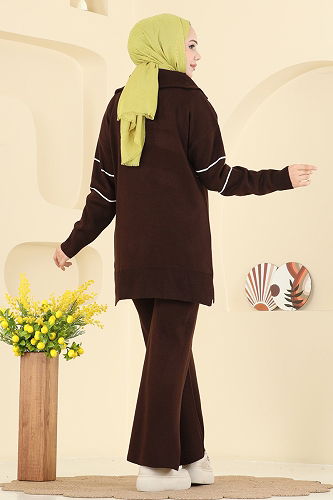 moda selvim Combined 01050BRZ597 Brown - Thumbnail