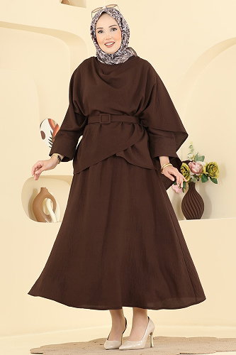 moda selvim Combined 011ZMRK1203 Bitter Brown - Thumbnail