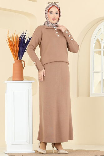 moda selvim Combined 01213MT581 Biscuit - Thumbnail