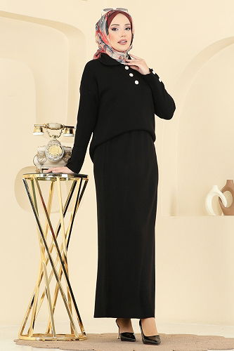 moda selvim Combined 01213MT581 Black - Thumbnail