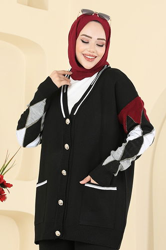 moda selvim Combined 01318MT581 Black - Thumbnail