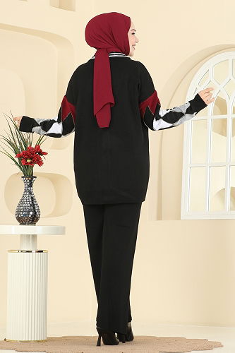 moda selvim Combined 01318MT581 Black - Thumbnail