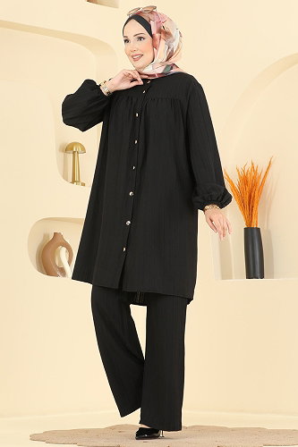 moda selvim Combined 013ZMRK1203 Black - Thumbnail