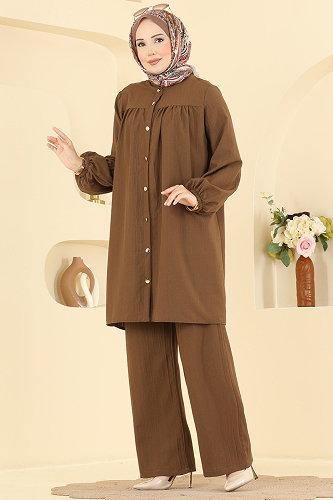 moda selvim Combined 013ZMRK1203 Brown - Thumbnail