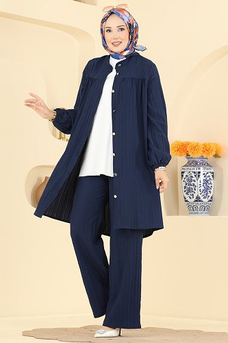 moda selvim Combined 013ZMRK1203 Dark Navy Blue - Thumbnail
