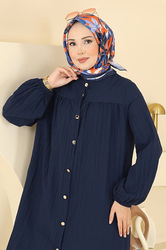 moda selvim Combined 013ZMRK1203 Dark Navy Blue - Thumbnail