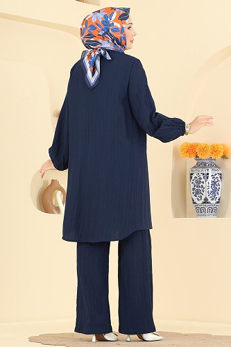 moda selvim Combined 013ZMRK1203 Dark Navy Blue - Thumbnail