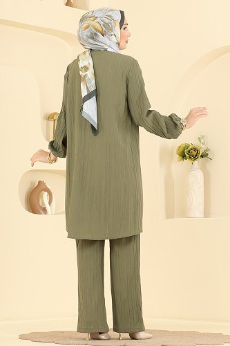 moda selvim Combined 013ZMRK1203 Khaki - Thumbnail