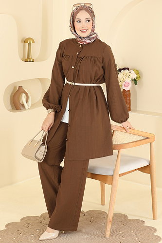 moda selvim Combined 013ZMRK1203 Tan - Thumbnail