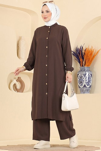 moda selvim Combined 014ZMRK1203 Brown - Thumbnail