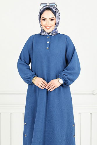 moda selvim طقم ازرق 015MR1077-M - Thumbnail