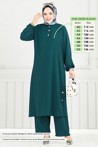 moda selvim طقم بترولي 015MR1078 - Thumbnail