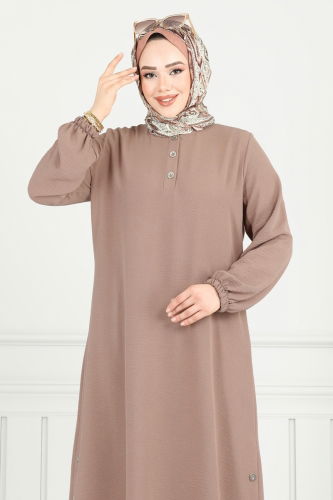 moda selvim طقم بيج 015MR1078 - Thumbnail