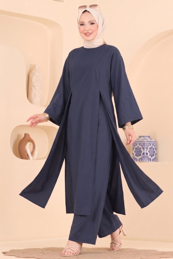Combined 015ZMRK1203 Navy Blue - Moda Selvim