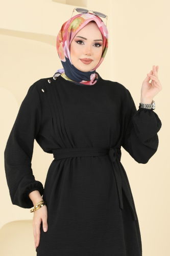 moda selvim Combined 017MR1078 Black - Thumbnail
