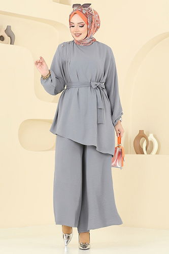 moda selvim Combined 017MR1078 Gray - Thumbnail