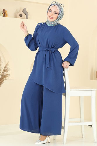 moda selvim Combined 017MR1078 Indigo - Thumbnail