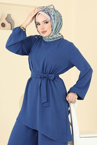 moda selvim Combined 017MR1078 Indigo - Thumbnail