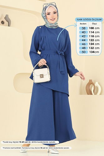 moda selvim Combined 017MR1078 Indigo - Thumbnail