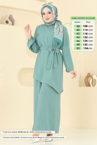 moda selvim Combined 017MR1078 Light Mint - Thumbnail