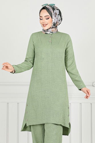 moda selvim Combined 018MR1077-M Almond Green - Thumbnail