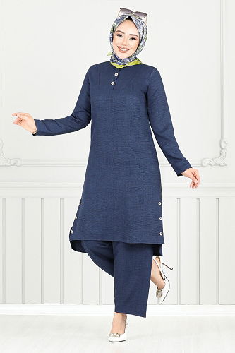 moda selvim Combined 018MR1077-M Navy Blue - Thumbnail