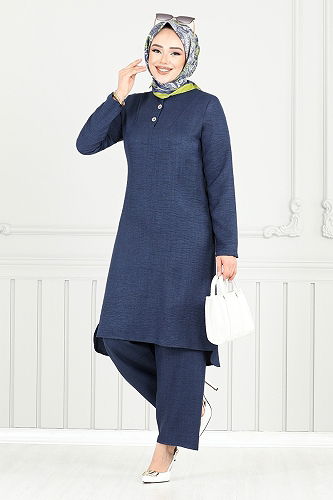 moda selvim Combined 018MR1077-M Navy Blue - Thumbnail