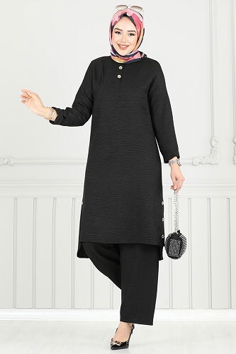 moda selvim Combined 018MR1078 Black - Thumbnail