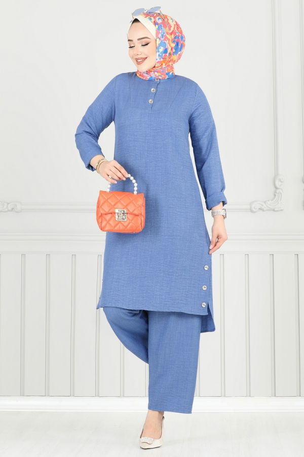 Modaselvim NET 20%+20% DISCOUNT IN THE CARD Combined 018MR1078 Light Indigo