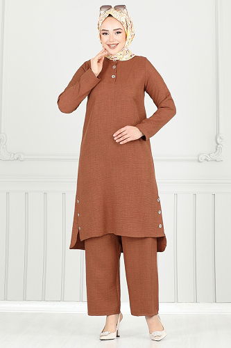 moda selvim Combined 018MR1078 Tan - Thumbnail