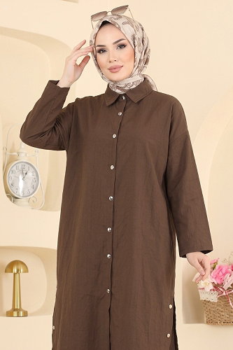 moda selvim Combined 018ZMRK1203 Brown - Thumbnail