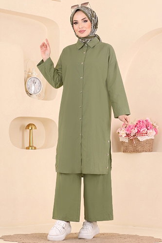 moda selvim Combined 018ZMRK1203 Khaki - Thumbnail