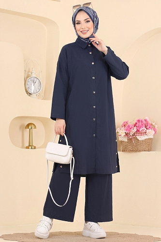 moda selvim Combined 018ZMRK1203 Navy Blue - Thumbnail