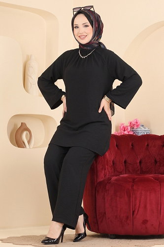 moda selvim Combined 020ZMRK1203 Black - Thumbnail