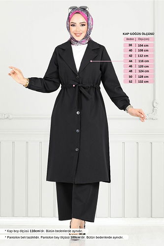 moda selvim Combined 021MR1077-M Black - Thumbnail