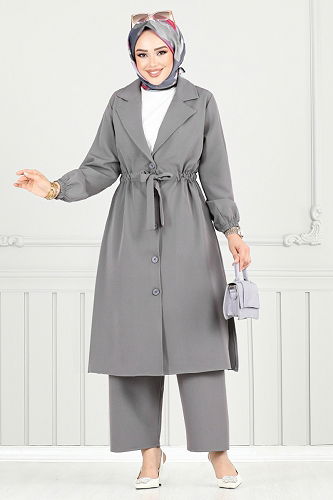 moda selvim Combined 021MR1077-M Gray - Thumbnail