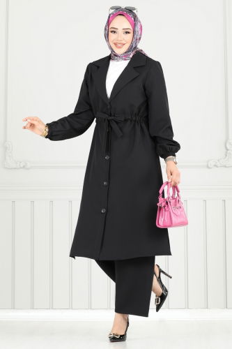 moda selvim Combined 021MR1078 Black - Thumbnail