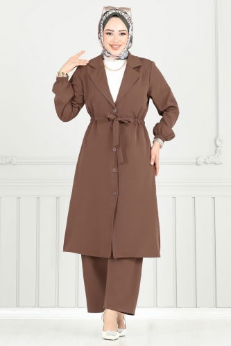 moda selvim Combined 021MR1078 Light Brown - Thumbnail