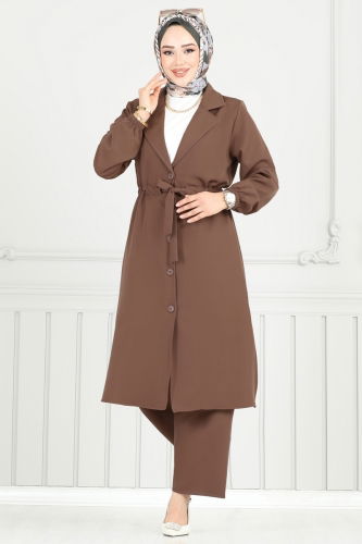 moda selvim Combined 021MR1078 Light Brown - Thumbnail