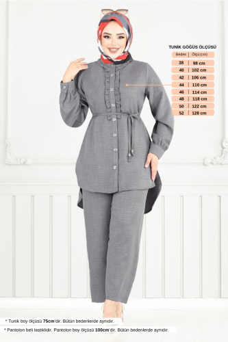 MRV M.R. - طقم رمادي غامق 022MR1077-M