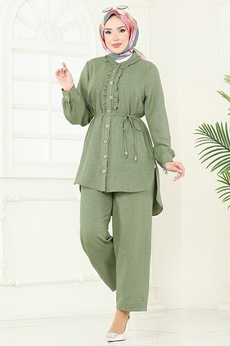 moda selvim Combined 022MR1078 Almond Green - Thumbnail