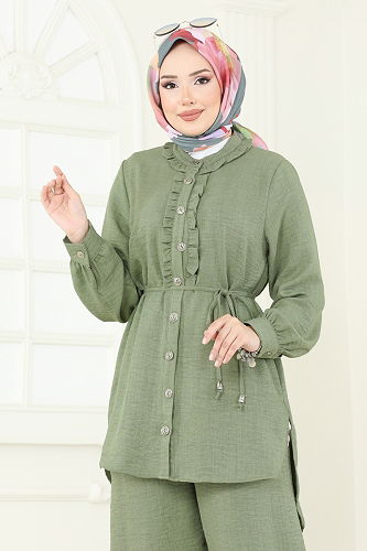 moda selvim Combined 022MR1078 Almond Green - Thumbnail