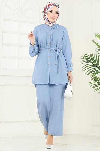 moda selvim Combined 022MR1078 Baby Blue - Thumbnail