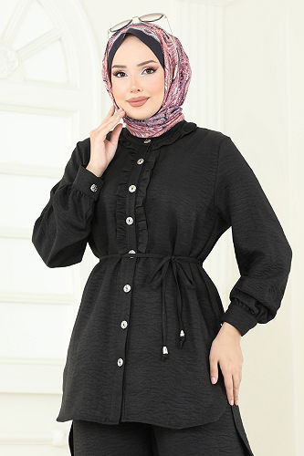 moda selvim Combined 022MR1078 Black - Thumbnail