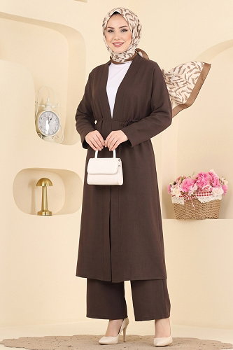 moda selvim Combined 022ZMRK1203 Bitter Brown - Thumbnail