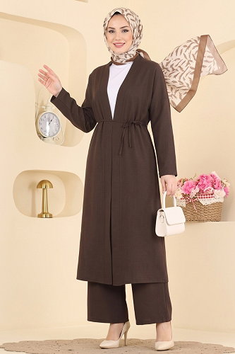 moda selvim Combined 022ZMRK1203 Bitter Brown - Thumbnail